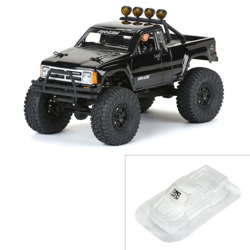 Pro-Line Racing 1985 Toyota HiLux SR5 Clear Body: SCX24 132mm WB PRO363600