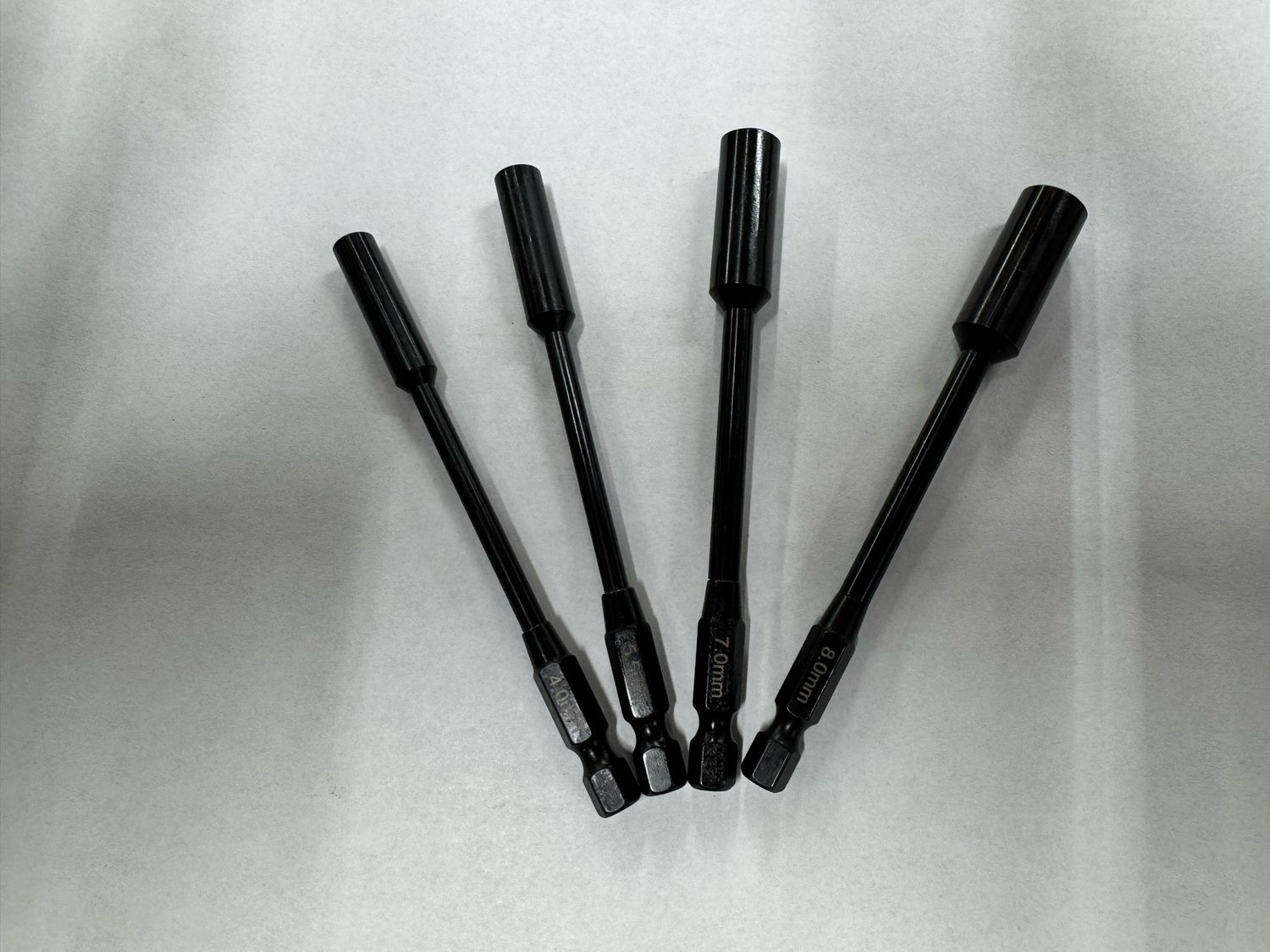 Dixieland R/C 1/4 Black Ti Nutdrivers (4.0/5.5/7.0/8.0)