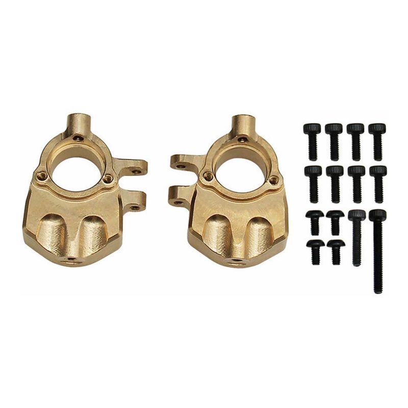 Hot Racing Heavy 16.5g Brass Steering Portal Drive Housing Ascent 18 HRARACM21H01