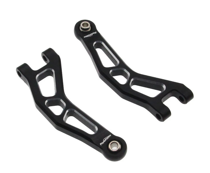 Powerhobby Aluminum Front Upper Arms Black for Arrma Granite / Typhon GROM PHB6571Black