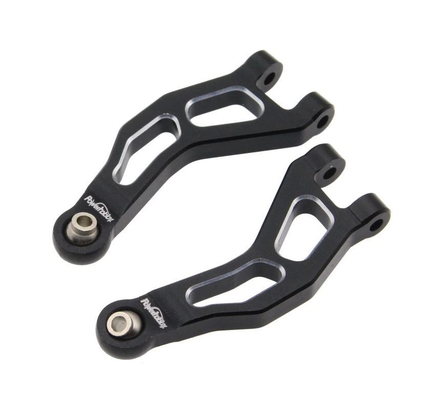Powerhobby Aluminum Front Upper Arms Black Arrma Mojave Grom / Losi Nascar PHB6846Black