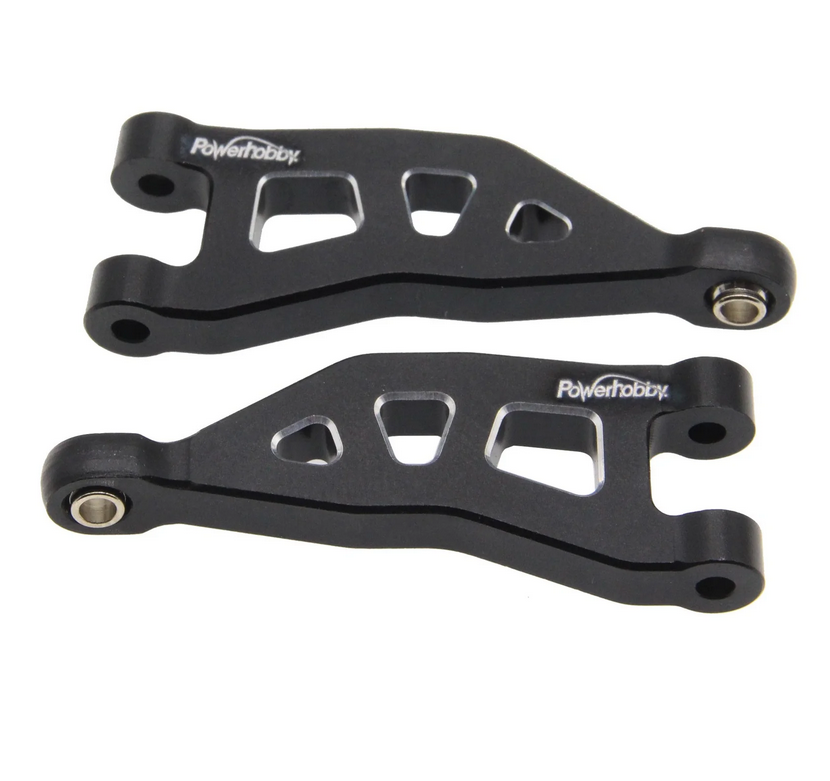 Powerhobby Aluminum Rear Upper Arms Black Arrma Mojave Grom / Losi Nascar PHB6847Black