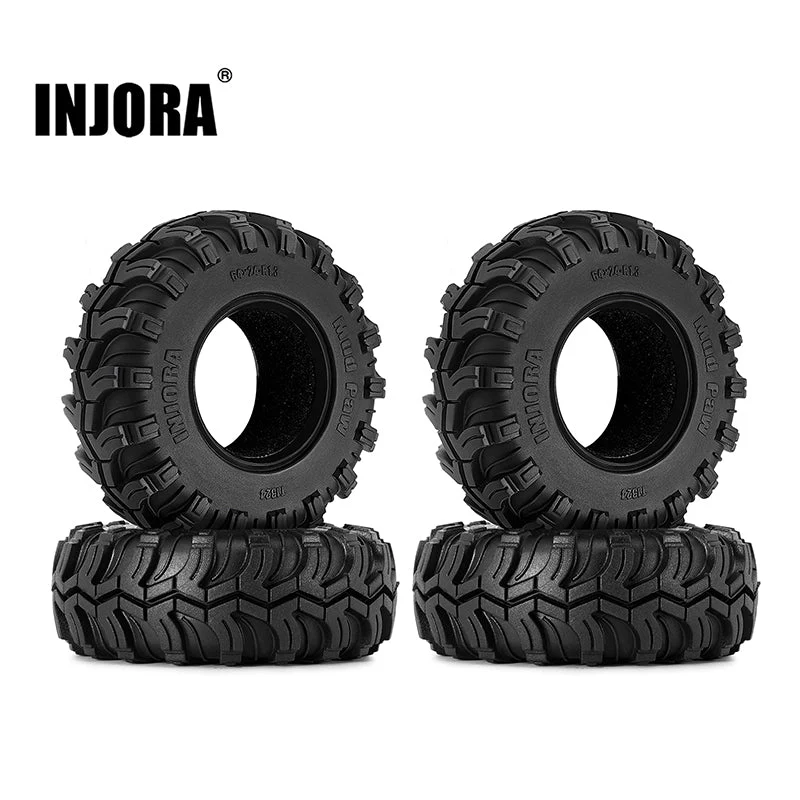 INJORA Mud Paw 1.3&quot; M/T Tires (4) (64*24mm) YQT-1324