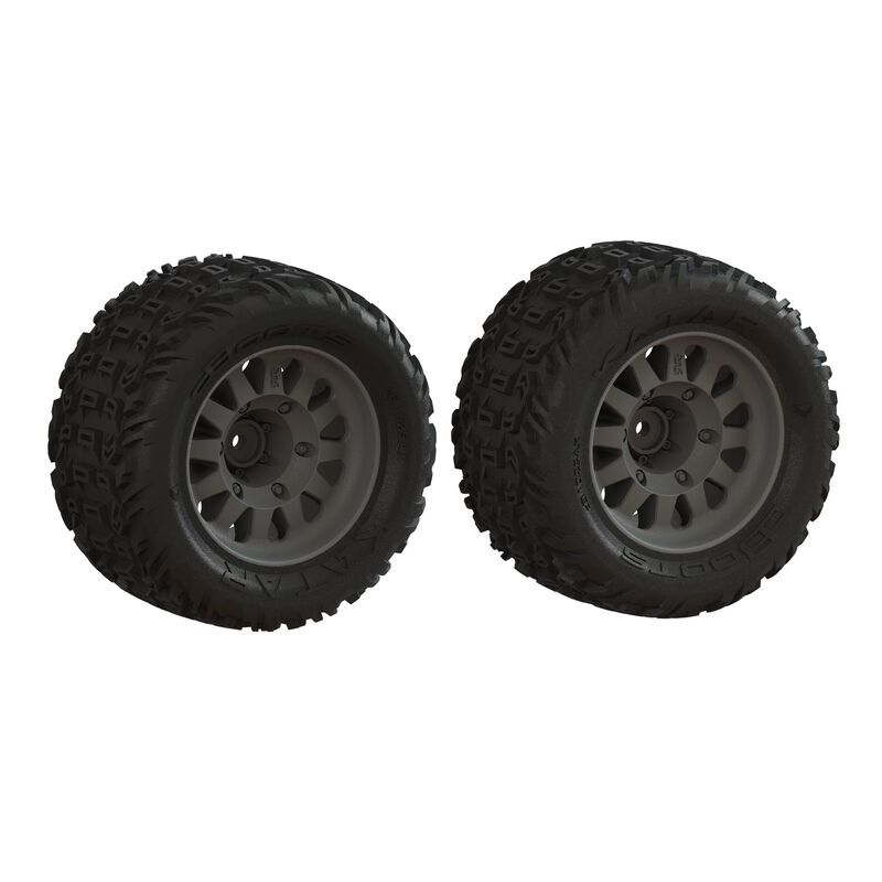Arrma dBoots &#39;Katar&#39; Tire Set Glued (2) ARA-1553