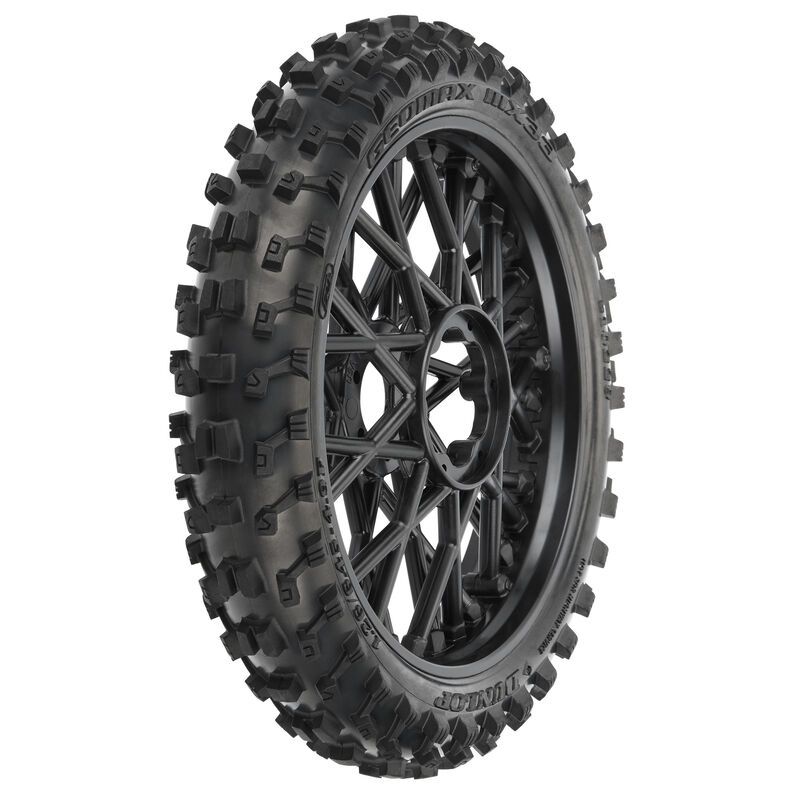 Pro-Line 1/4 Dunlop Geomax MX33 CR4 Front Tire MTD Black: Promoto-MX PRO1022910