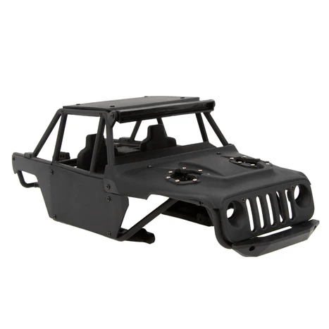MEUS RACING TRX4M Ripper Nylon Injection Molding V2 Version Nylon Cage Body Shell for 1/18 TRX4M (MEX2-Black) HD0129-MEX2-Black