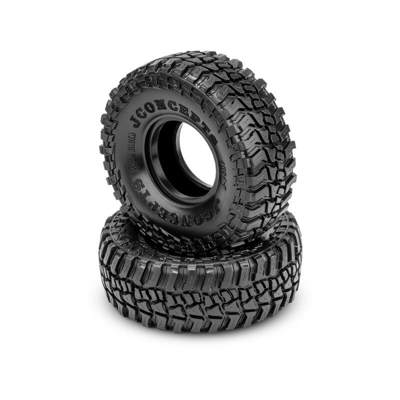 JConcepts Rock Block 1.9&quot; Tires and Inserts, Green Compound (2) JCO4054-02