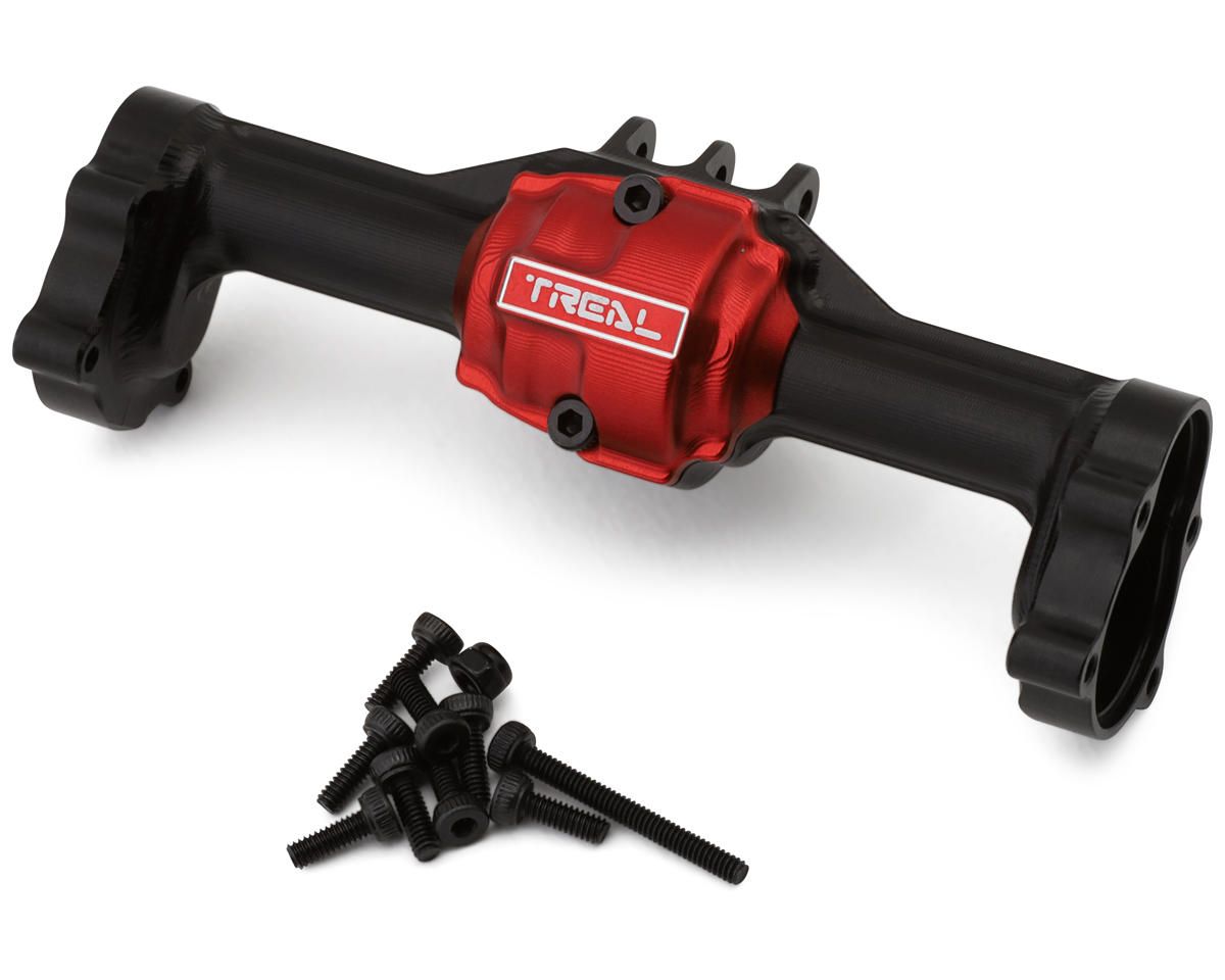 Treal Hobby Redcat Ascent-18 7075 Aluminum Rear Axle Housing (Black) w/Hubs TLHTASCENT18-03