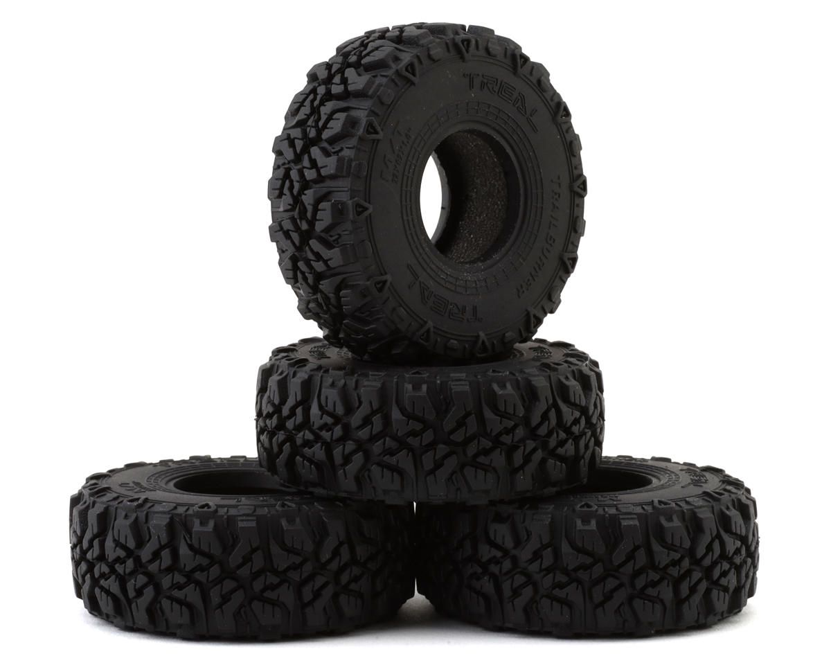 Treal Hobby Trailburner 1.0&quot; Micro Crawler Tires (4) (62MM OD) TLHTWHEEL-123