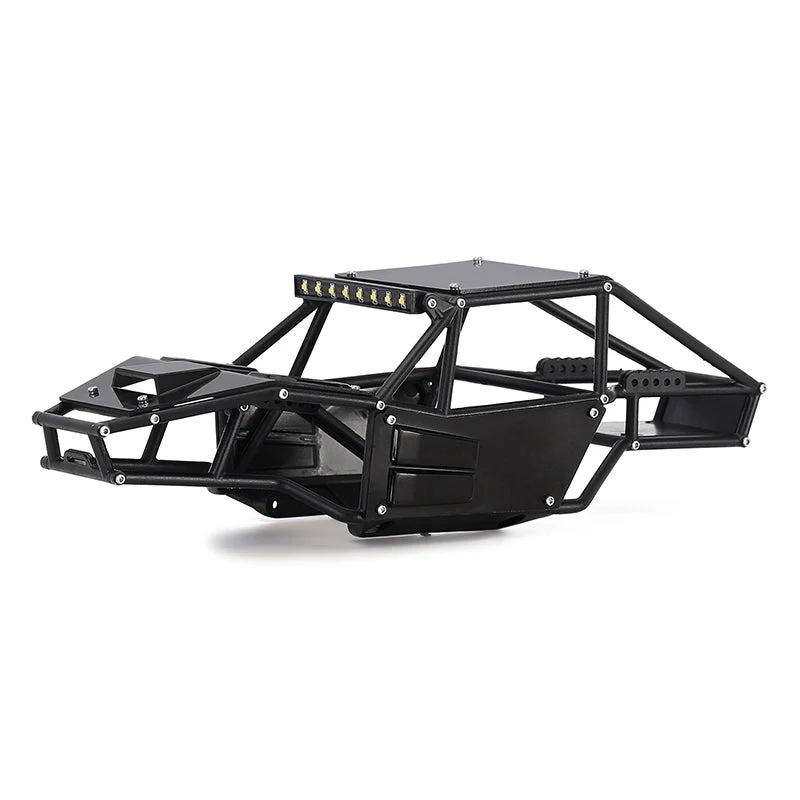 INJORA Rock Tarantula Nylon Buggy Body Chassis Kit for 1/18 TRX4M (Black) 4M-53BK