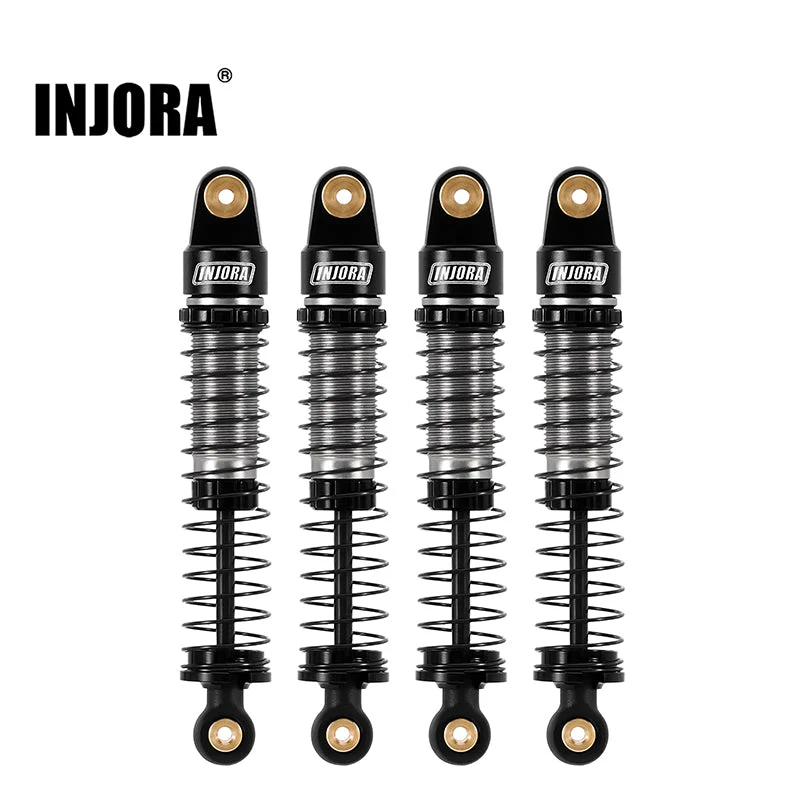 INJORA 52mm Big Bore Oil Shocks for 1/24 Axial AX24 AX24-06BK