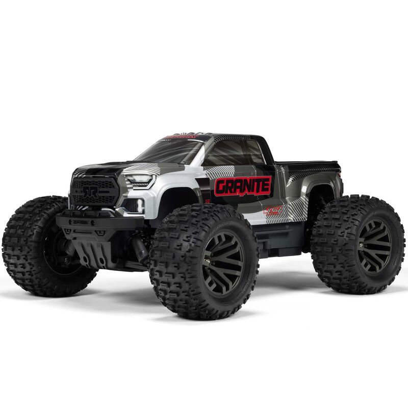 Arrma 1/10 GRANITE 223S DSC 4X4 RTR Brushless Monster Truck, Gun Metal ARA4302V4T3