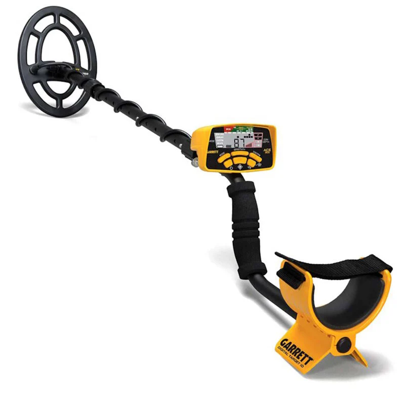 Garrett Ace 300 Metal Detector 7&quot; x 10&quot; Coil, Headphones w/Volume Control &amp; More GAR1141150
