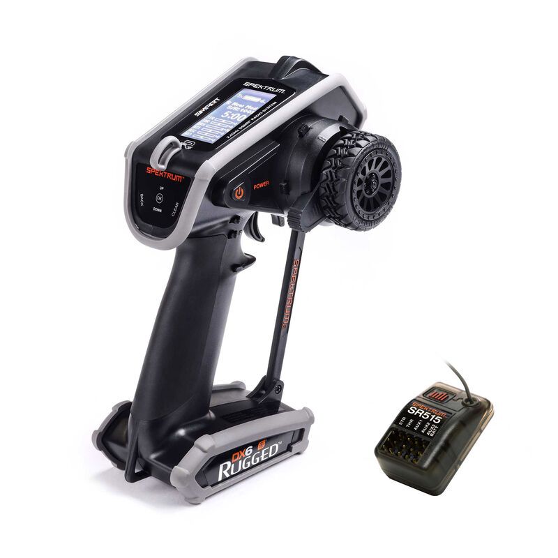 Spektrum DX6 Rugged 6-Channel DSMR Transmitter with SR515 Receiver SPM6215