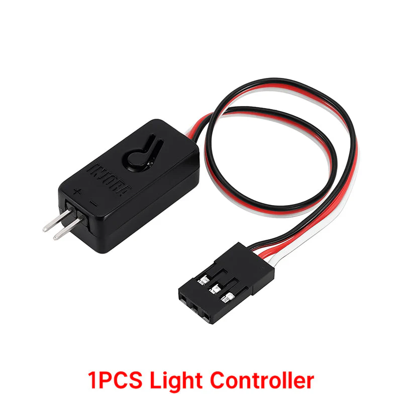 INJORA CH3 Light Remote Control Switch, LED On/Off Flash Controller for RC Car DG-L34