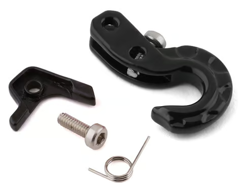 Yeah Racing 1/10 Scale Metal Winch Hook w/Safety Latch (Black) YEA-YA-0573BK