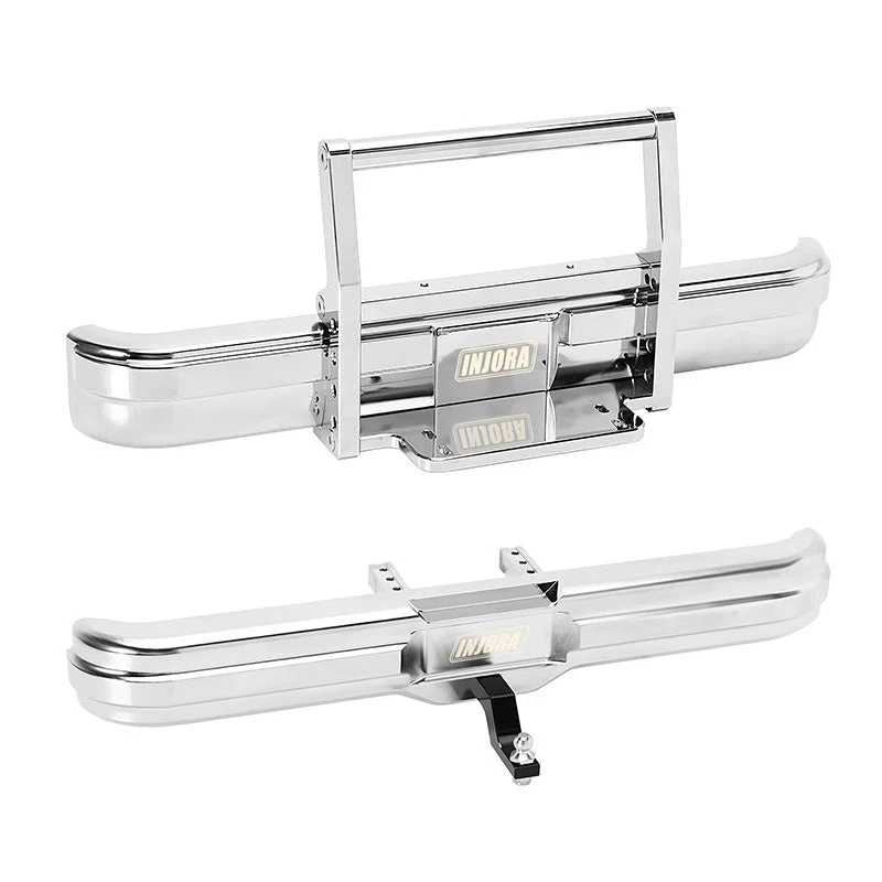 INJORA Aluminum Front Rear Bumper for 1/10 FMS FCX10 K5 FCX10-10FR