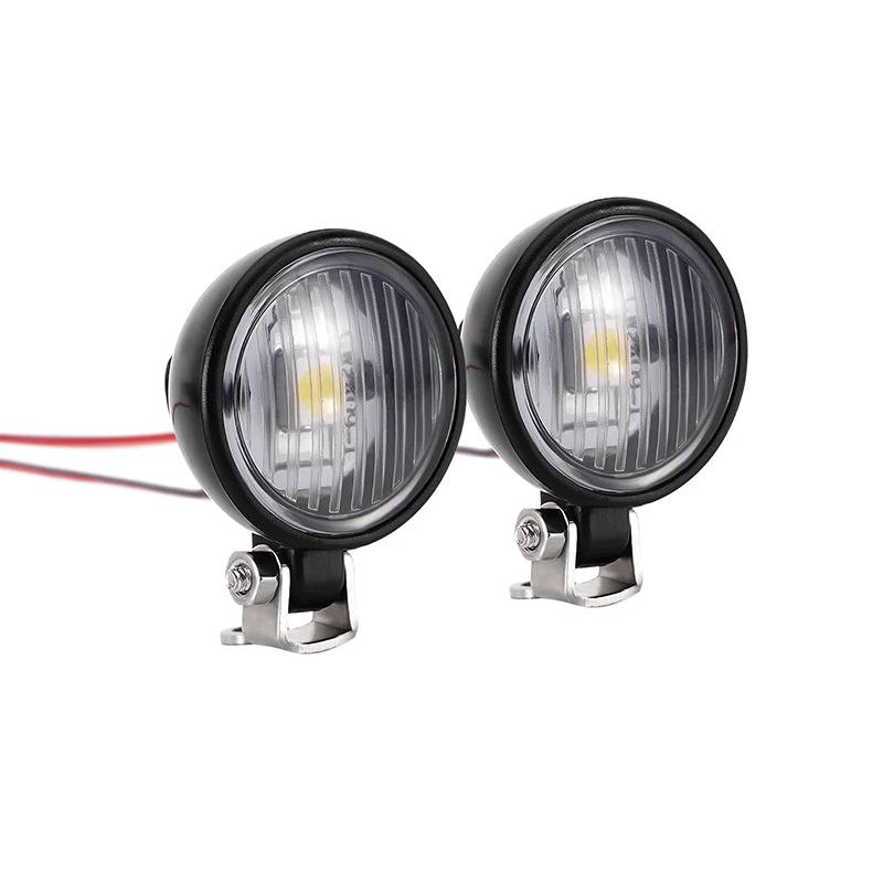 INJORA LED Lights with Bracket for RC Cars (12.8mm, 14.8mm) (White) AX-5100W