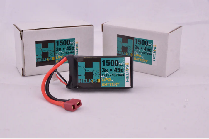 Helios RC 3S 1500mah 45c Lipo (Deans)