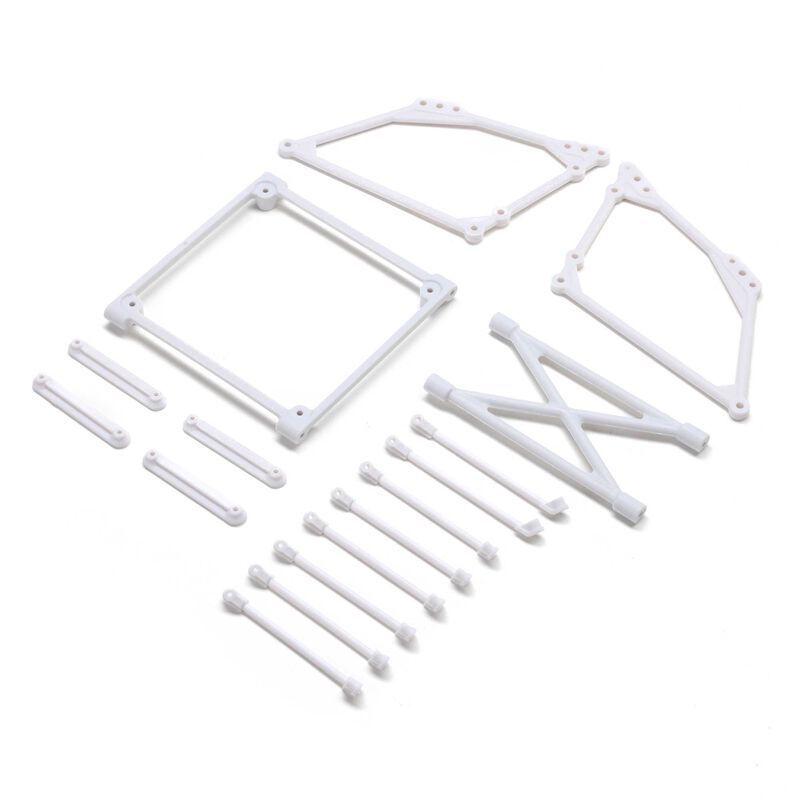Losi Top Wing Mount Set, White: 22S Sprint LOS-2420