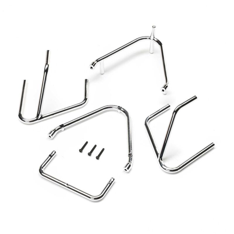 Losi Bumper Set, Chrome: 22S Sprint LOS-2427