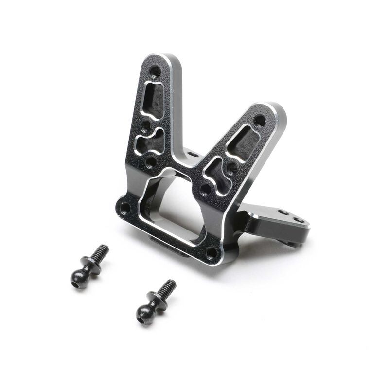 Team Losi Racing Rear Bulkhead, Aluminum, Black: 22S Sprint TLR-1072