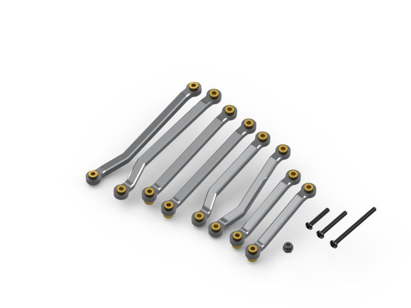 HPI Aluminum Suspension Link Set (Gunmetal), for Venture18 161147