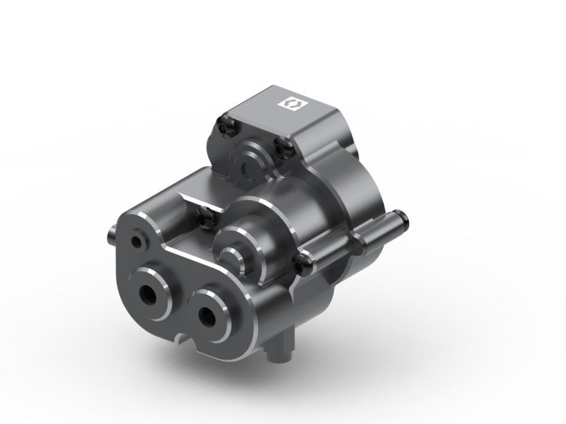 HPI Aluminum Center Gear Box Set (Gunmetal), for Venture18 161170