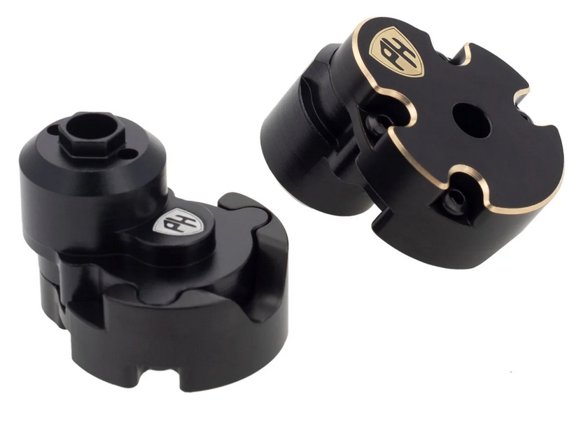 Powerhobby Aluminum Rear Outer Portal Housing + Brass Counterweight for Redcat Ascent-18 PHB6709