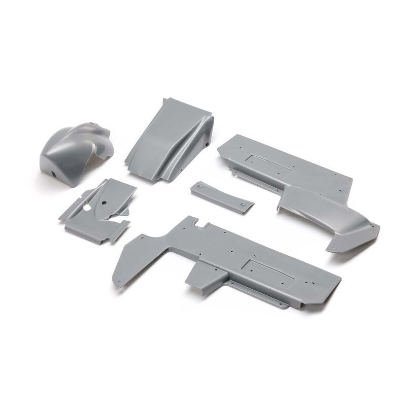 Losi Body Panel Set, Silver: 22S Sprint LOS-1889