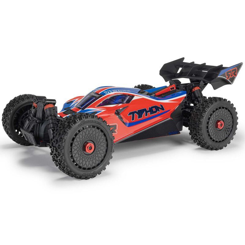 Arrma 1/8 TYPHON MEGA 665 4X4 RTR Brushed Buggy, Red ARA4206V4T3