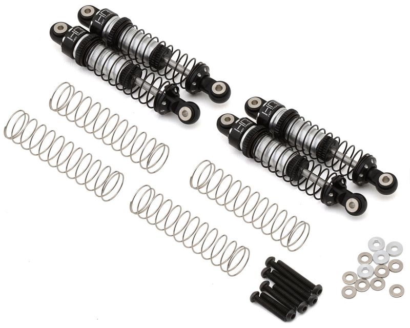 Hot Racing HPI Venture18 Pre-Assembled Aluminum Threaded Shock Set (Black) (4) HRAVTET51DP08