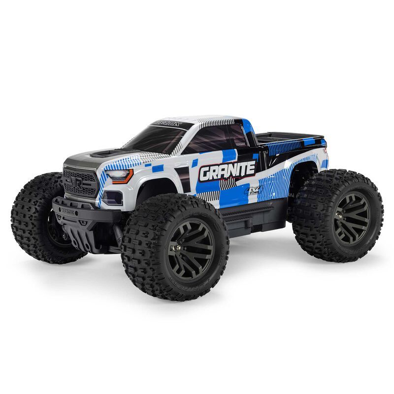 Arrma 1/10 GRANITE MEGA 665 4X4 RTR Brushed Monster Truck, Blue ARA4202V4T2