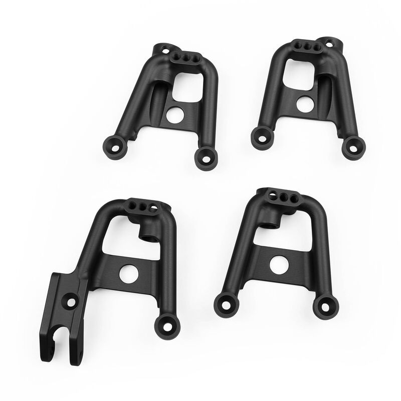 Vanquish Shock Hoops, Black Anodized: SCX10-II VPS01860