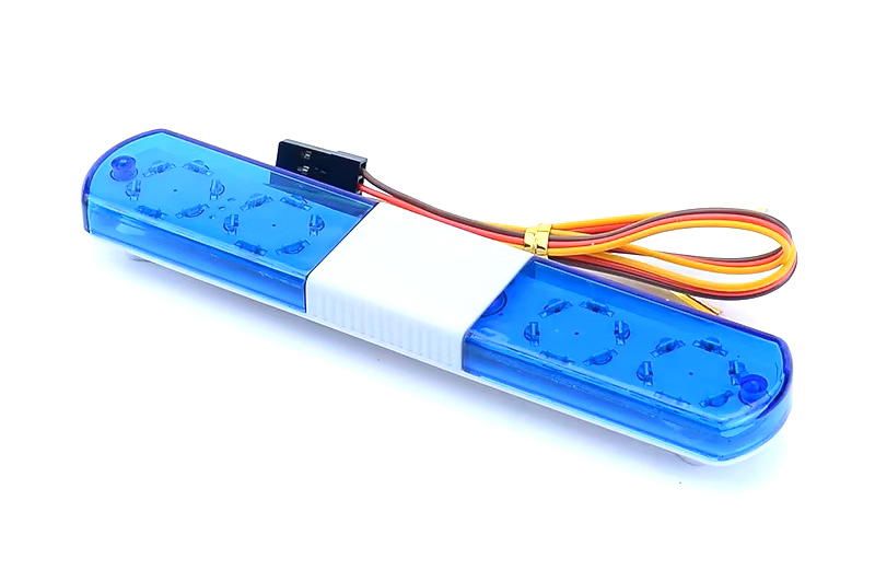 Integy Realistic Roof Top Flashing Light LED 115x22x8mm (9 Modes-Ch3 Control) C33976BLUE