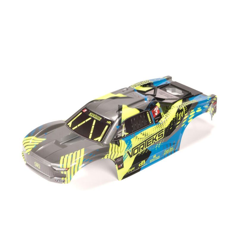 Arrma VORTEKS Clipless Painted Decaled Body, Teal ARA-2144