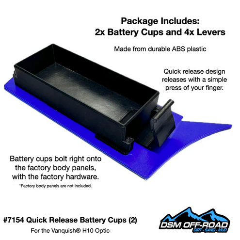 DSM Quick Release Battery Cups for Vanquish® H10 Optic 7154