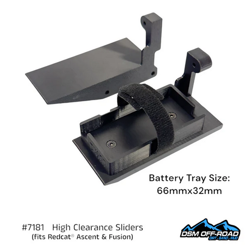 DSM High Clearance Sliders with Cab Mounts (for Redcat® Ascent Stock Chassis) 7181