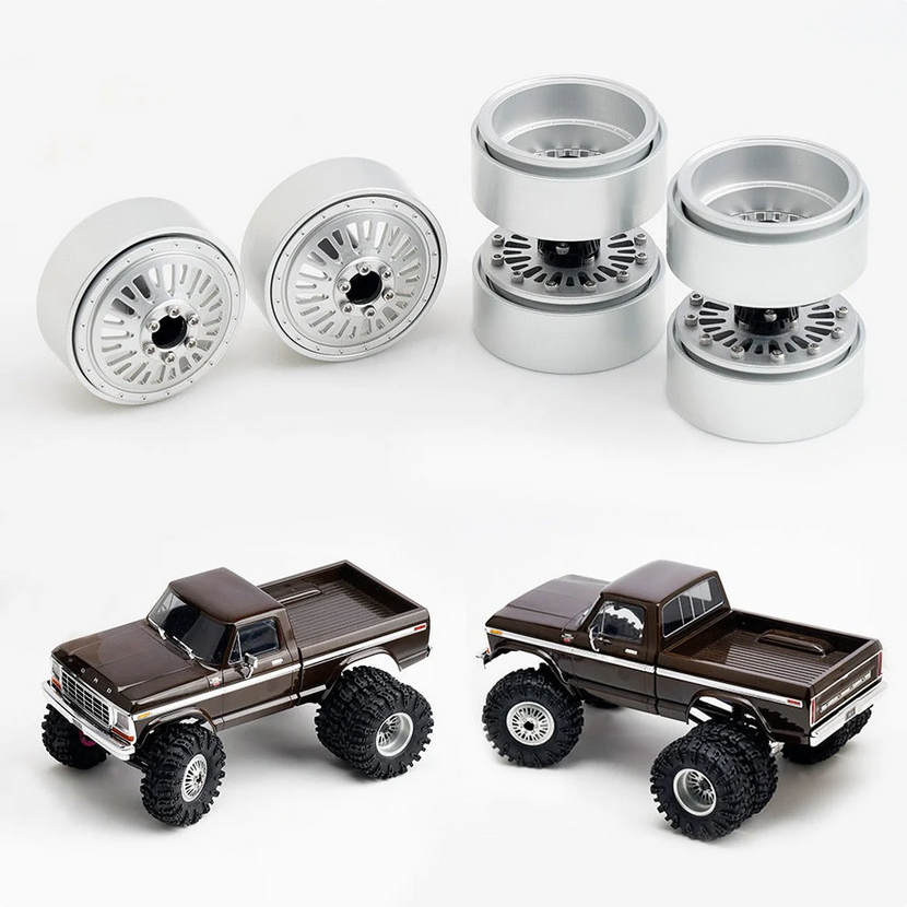 Powerhobby Aluminum Beadlock Wheels High Trial 1.3 (4) PHB7282