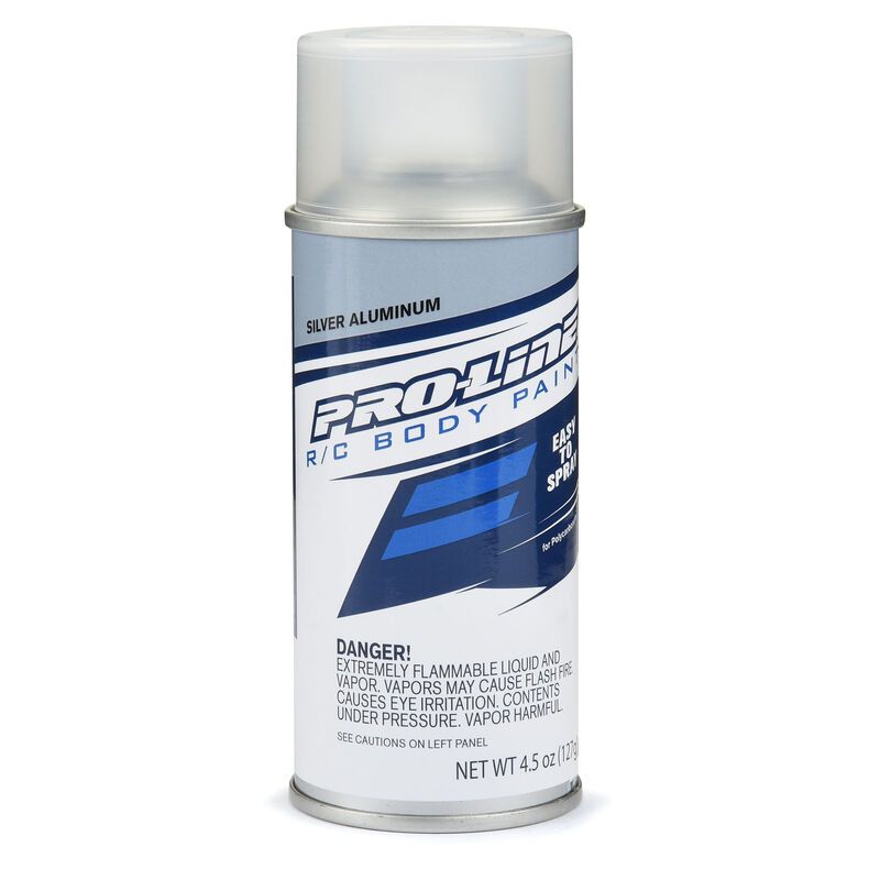 Pro-Line RC Body Spray Paint - Silver Aluminum PRO643700