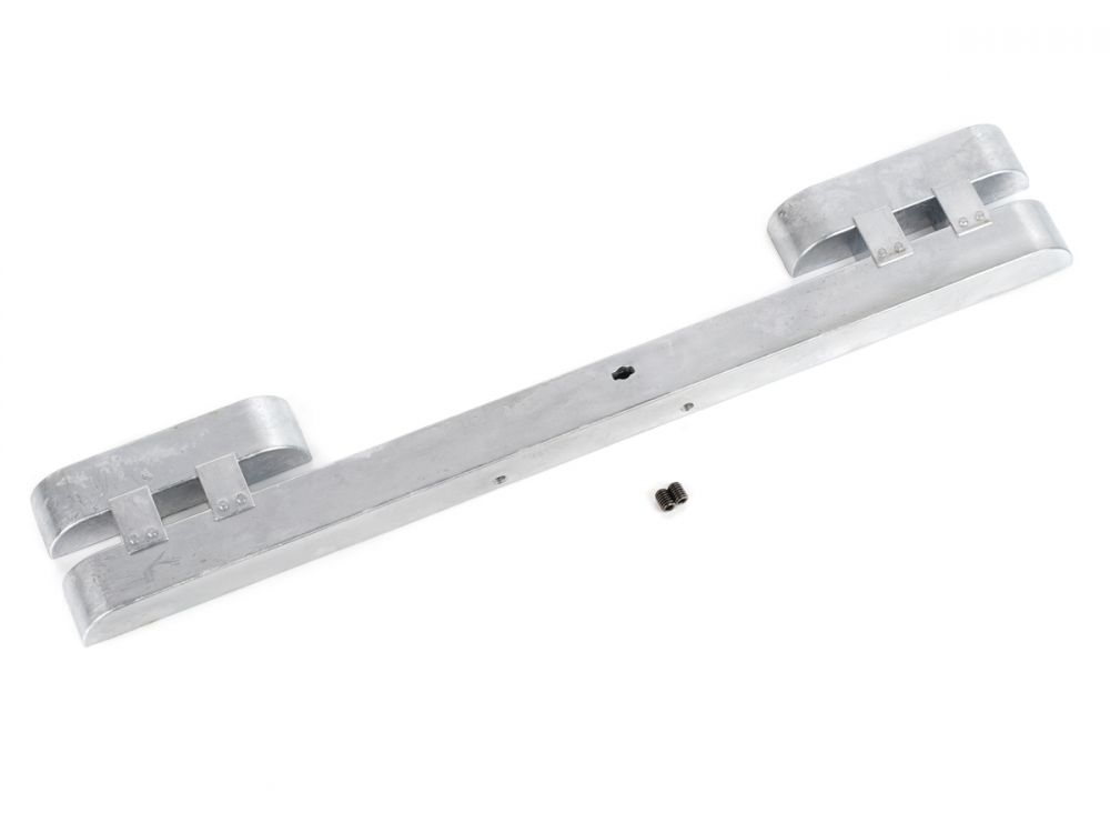 Boom Racing Military Bumper for BRX02 Aluminum Raw Finish for BRX02 Land Rover Series Trucks BRX02382