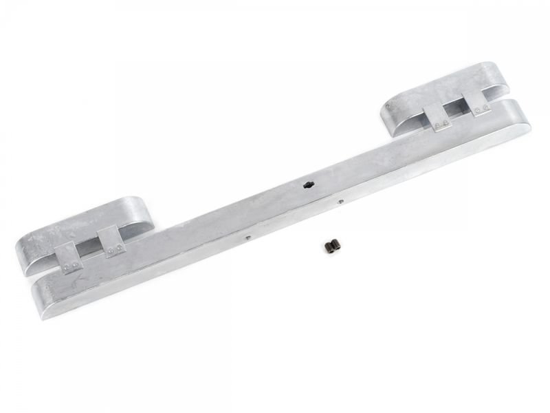 Boom Racing Military Bumper for BRX02 Aluminum Raw Finish for BRX02 Land Rover Series Trucks BRX02382