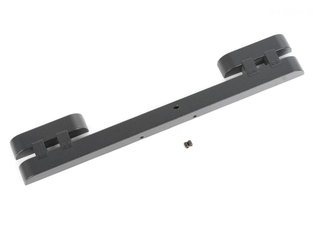 Boom Racing Military Bumper for BRX02 Aluminum Black for BRX02 Land Rover Series Trucks BRX02382BK