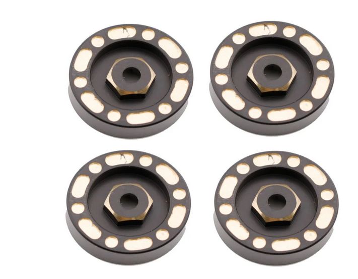 Powerhobby Brass 7mm Hex Hub Weight Set Hpi Venture18 PHB7342