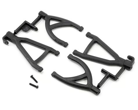 RPM Rear Upper &amp; Lower A-Arms for Traxxas 1/16 E-Revo (Black) RPM80602