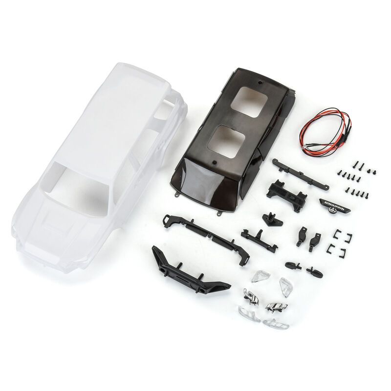 Pro-Line 1/24 2023 Toyota 4Runner TRD Pro White Hard Body Unassembled: SCX24 PRO362100