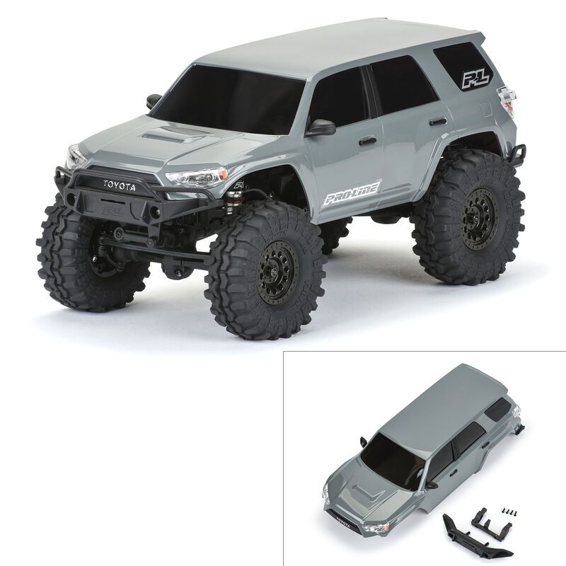Pro-Line 1/24 2023 Toyota 4Runner TRD Pro Gray Hard Body Assembled: SCX24 PRO362114
