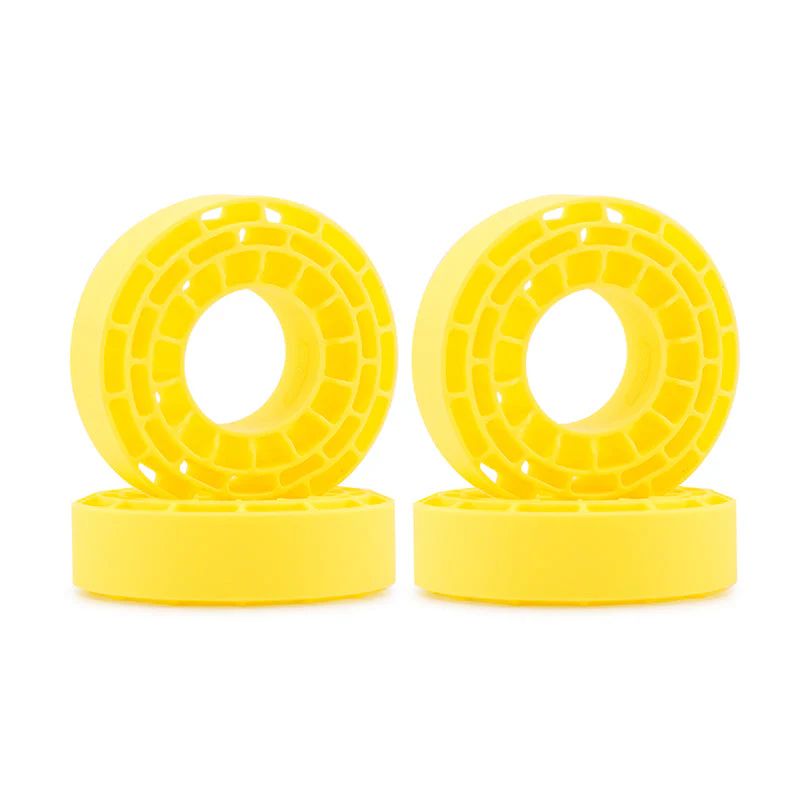 INJORA 4pcs Silicone Rubber Inserts for 61-63mm*21mm 1.0&quot; Tires (Green) (Soft) DGT-1062GN