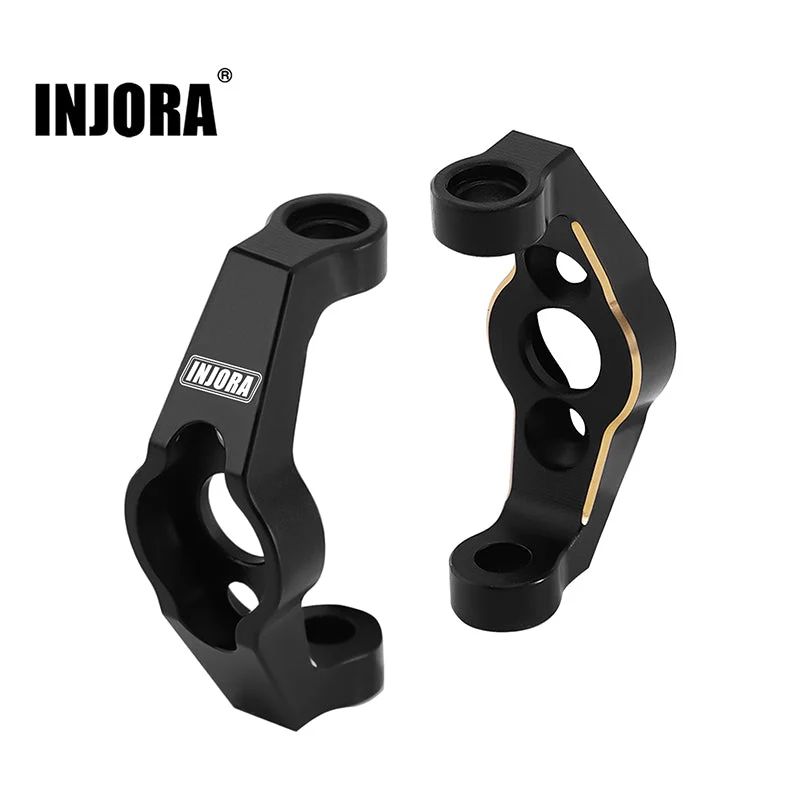 INJORA Black Brass C Hubs for 1/18 HPI Venture18 VEN-10BK