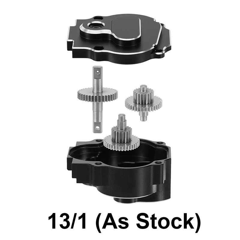 INJORA CNC Aluminum Complete Transmission for 1/18 Redcat Ascent-18 (Stock) ASC18-14AS